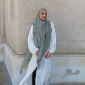 Bamboo Jersey Khimar - Zeytuna