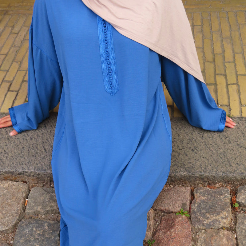 Baby blue handmade kandora by BeiCollection