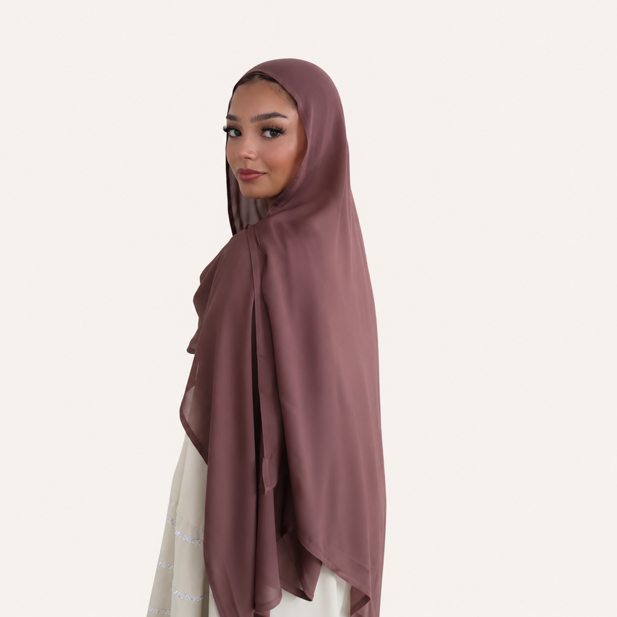 Neutral modal hijabs from The Rich Aroma Collection by BeiCollection