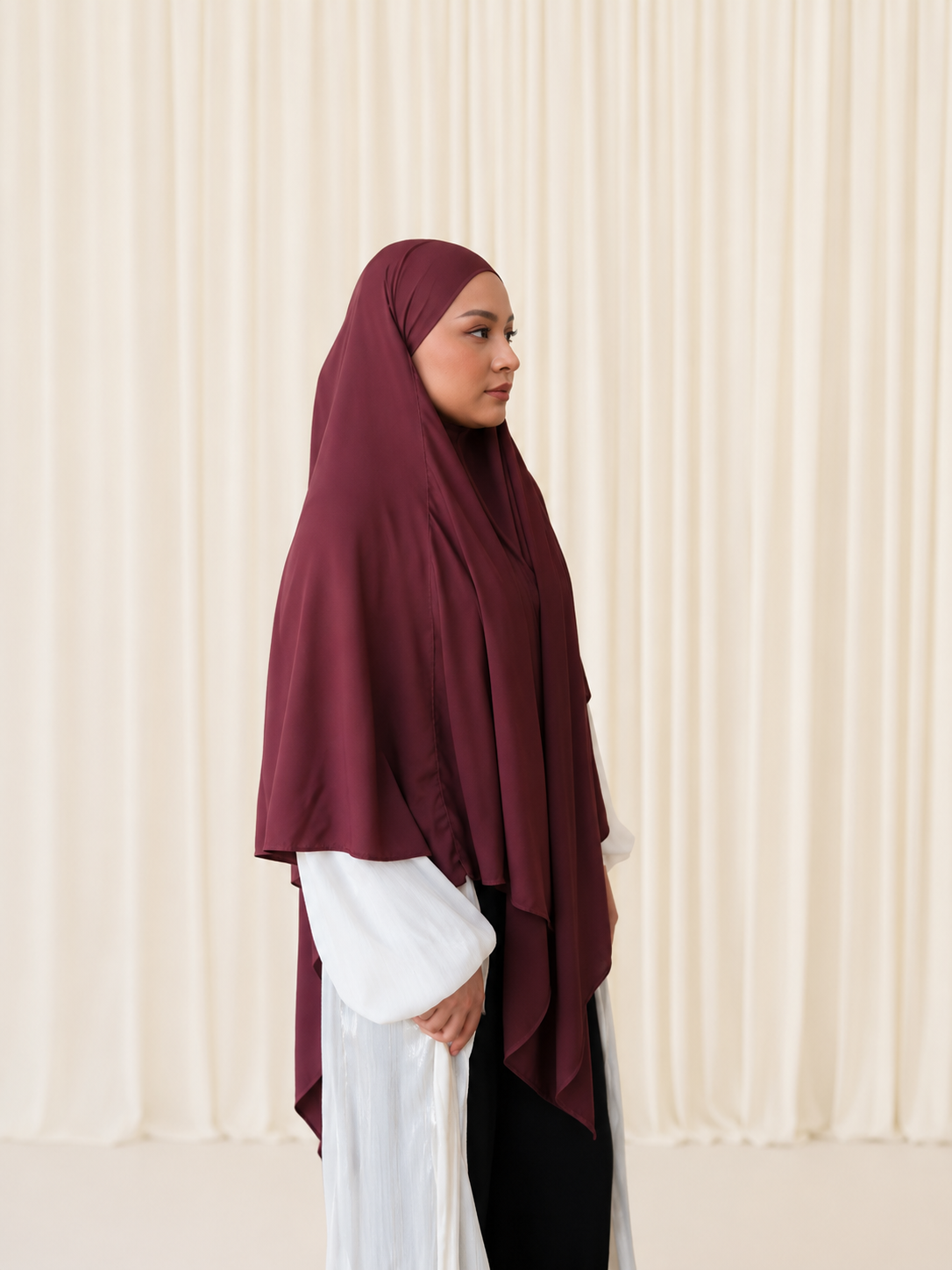 Sage khimar from the Awal Khimar Collection by BeiCollection